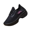 thumbnail image 2 of AUDeals Women's Athletic Running Shoes, Lightweight Air Cushion Sneakers with Gym and Walking Comfort (Black, 7.5), 2 of 5