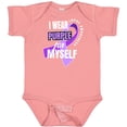 thumbnail image 3 of Inktastic I Wear Purple For Myself Lupus Awareness Boys or Girls Baby Bodysuit, 3 of 5