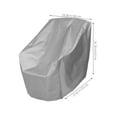 thumbnail image 4 of Boat Seat Cover 210d Clothes Waterproof Captain Chair Cover Captain Pontoon Boat Bench Chair Seat Pedestal Cover Helm Chair Protector For Marine Boat Kayak Grey 60x55x63cm, 4 of 6
