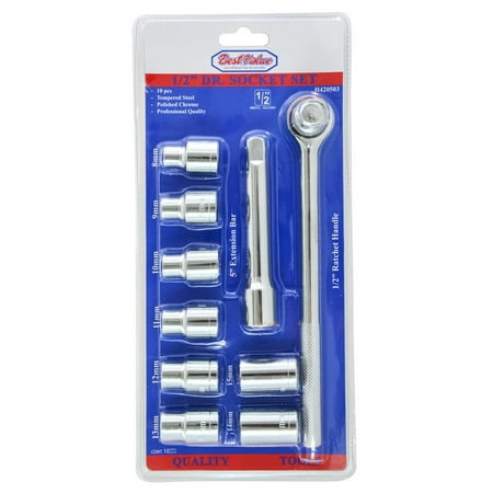 Best Value H420503 Ratchet  1/2 in. Drive Metric 6 Point 10-Piece (Best Value For American Express Points)