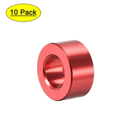 10Pcs Round Aluminum Standoff Column Spacer 3.1x6x3mm(IDxODxH) Red for FPV Quadcopter RC Multirotors Parts DIY