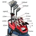 thumbnail image 2 of ASK ECHO 2024 SLC-130 Golf Cart Bag with 15 Way Full Length Dividers Top, Premium Soundless Golf Cart Bag with Rain Cover for Men, 2 of 5