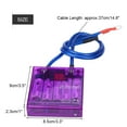 thumbnail image 3 of Voltage Regulator Universal Fuel Saver Voltage Stabilizer Regulator Kit W/ 3 Earth Ground Cables Purple, 3 of 8