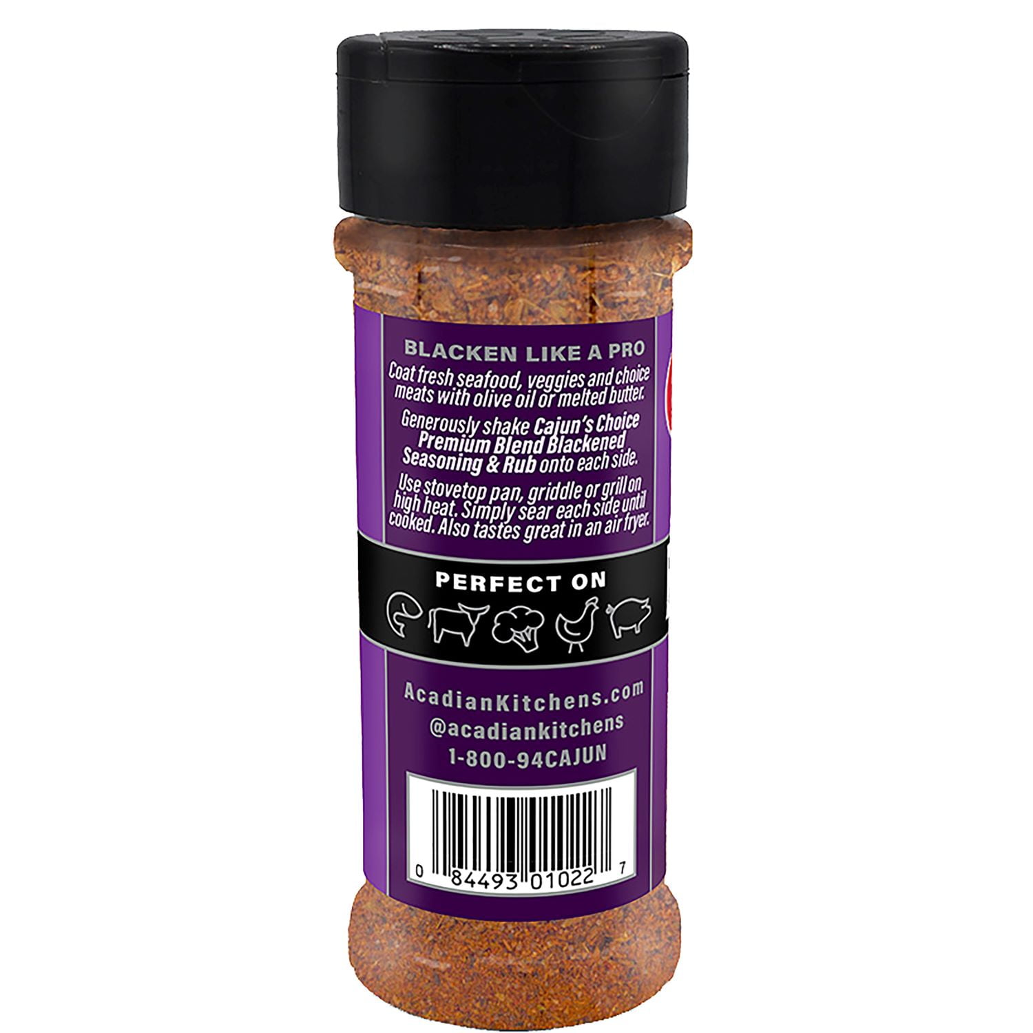 (2 pack) Cajun's Choice Blackened Seasoning, 2.75-oz