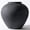  Black Large Round, variant on White Rustic Large Round Vase for Table Centerpieces 11 inches, Arina Vase, Earthy Stone Look, Textured, Modern Homes Farmhouse Centerpiece Decor
