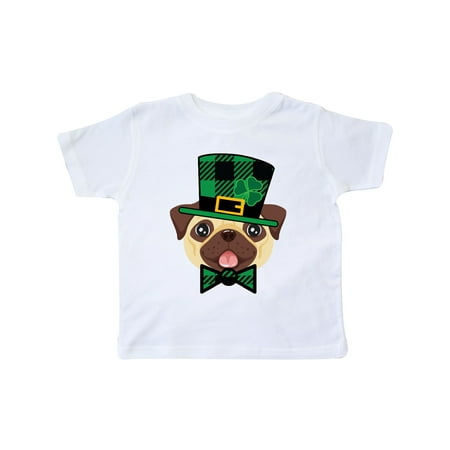 

Inktastic St Patricks Outfit Pug Dog Gift Toddler Boy or Toddler Girl T-Shirt