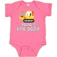thumbnail image 3 of Inktastic Papa Little Digger Construction Truck Boys Baby Bodysuit, 3 of 5