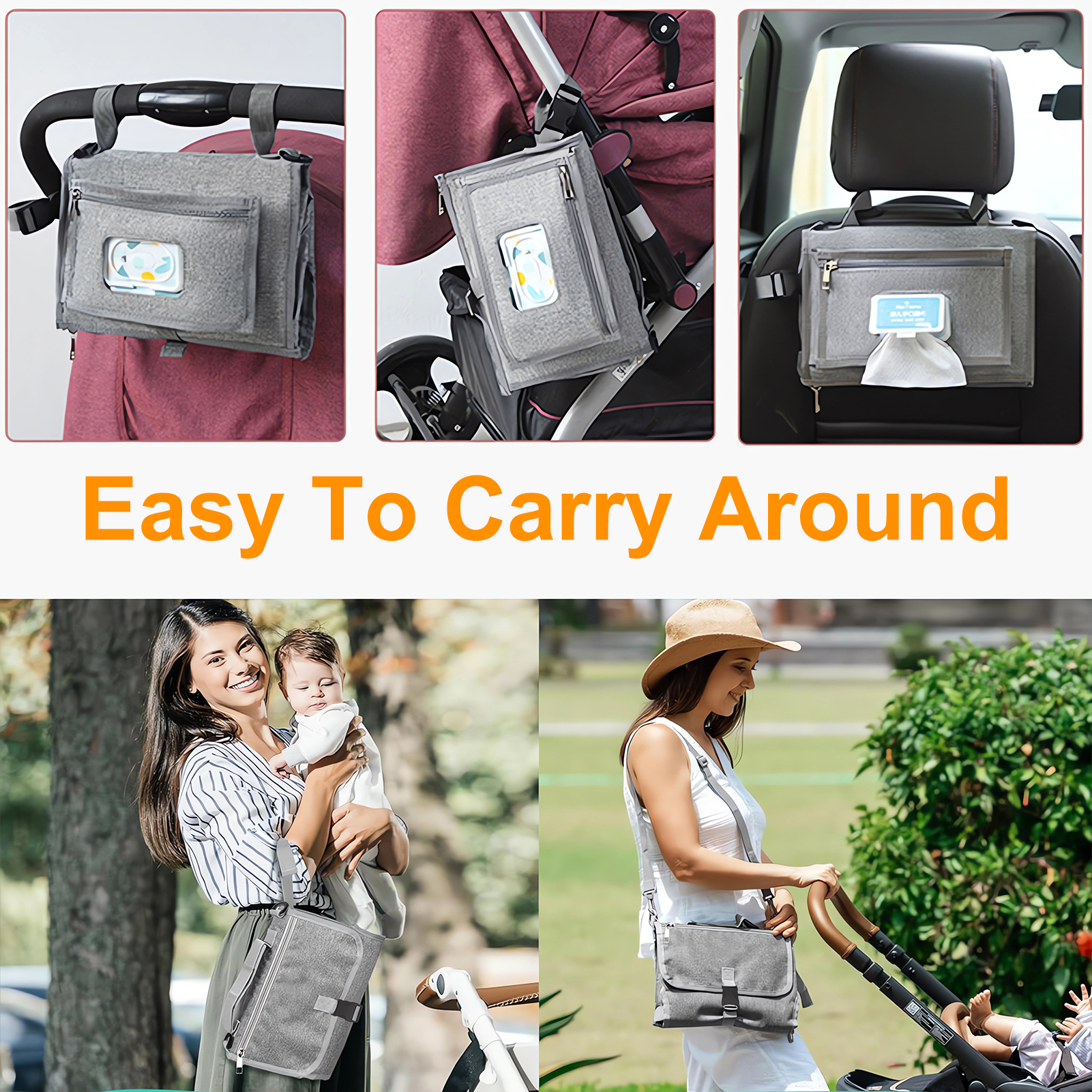 Lanney Portable Changing Pad with Shoulder Strap photo 2