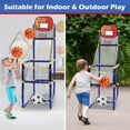 thumbnail image 4 of Basketball  Arcade Game Toy, Basketball Hoop for Kids with 4 Balls, Indoor Outdoor Basketball Game Toys Gifts for Boys and Girls, 4 of 8