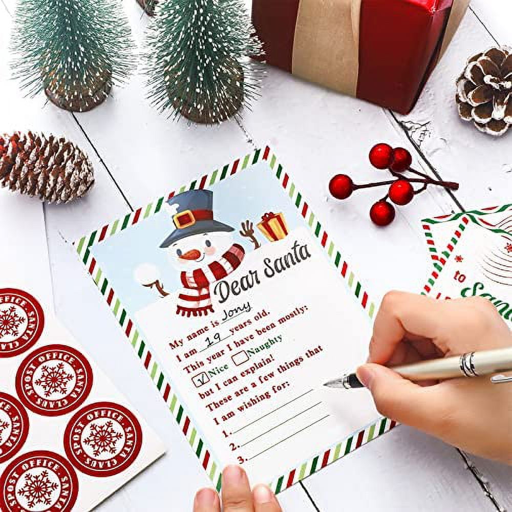 Letters to Santa Cardstock Stickers 12 inch x12 inch Elements