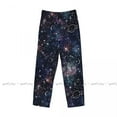 Men Sleep Bottoms Male Lounge Trousers Men's Space Starry Sky Pajama