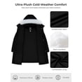 thumbnail image 6 of Wantdo Women's Coat Padded Winter Jacket Waterproof Winter Coat Warm Puffer Jacket Black L, 6 of 10