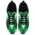thumbnail image 2 of St Patricks Day Shoes for Women Breathable Running Sneakers Men Green Four Leaf Clover Shoes for Irish Festival Gift Black Size 9, 2 of 5