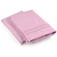 thumbnail image 4 of CGK Linens Ultra Soft & Comfy Pillowcases Set of 2 - Queen / Standard Size Hotel Quality Breathable 2-Piece Pillow Covers, Pink, 4 of 7