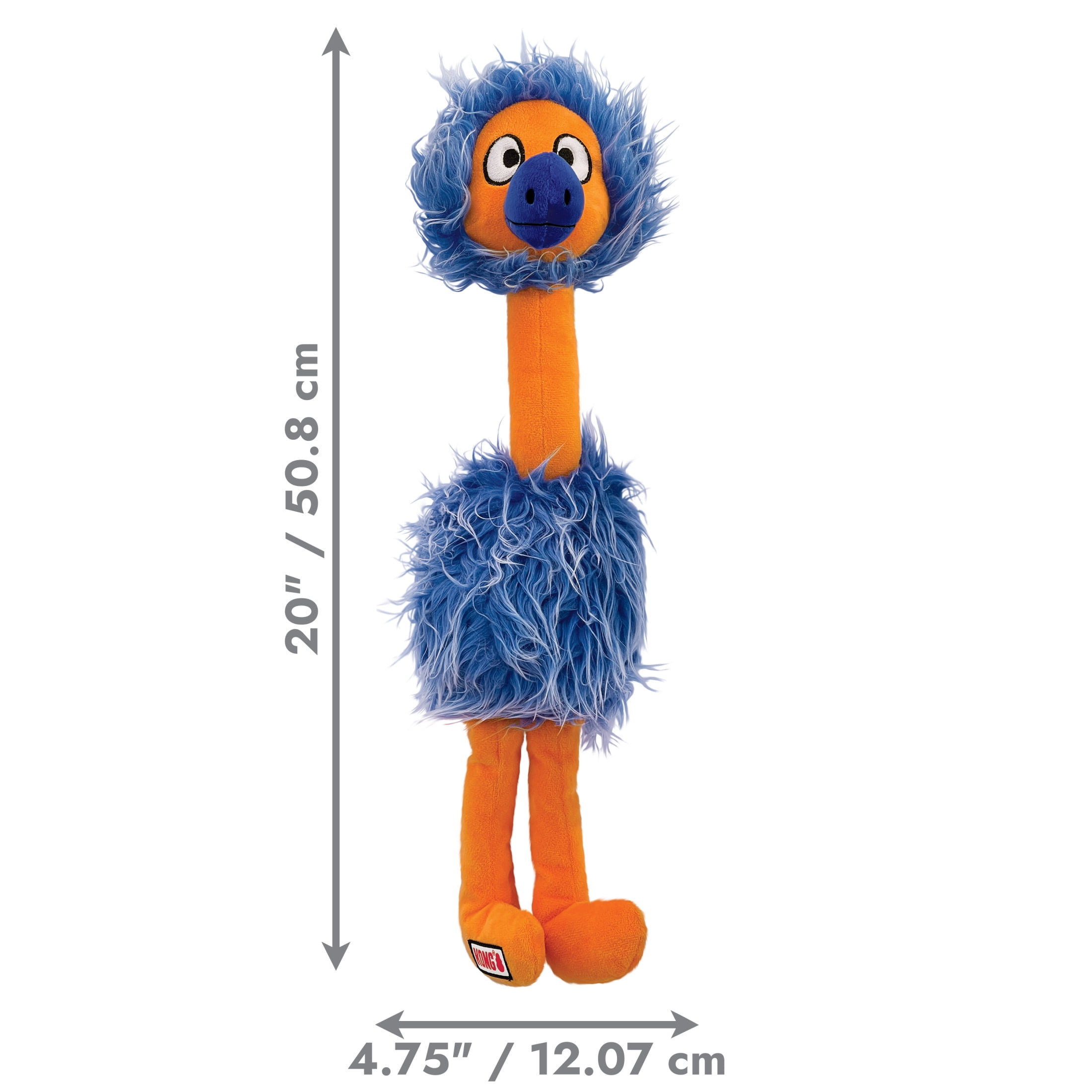 KONG® Comfort Squeaker Dog Toy, Blue Bird, Jumbo Extra Large