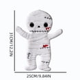 thumbnail image 3 of Mummy Shaped Hanging Hand Towel - Thick Fleece Water Absorbing Decor Cloth for Kitchen and Bathroom - Perfect for Halloween and Seasonal Home Decoration - Soft and Durable for Daily Use, 3 of 7