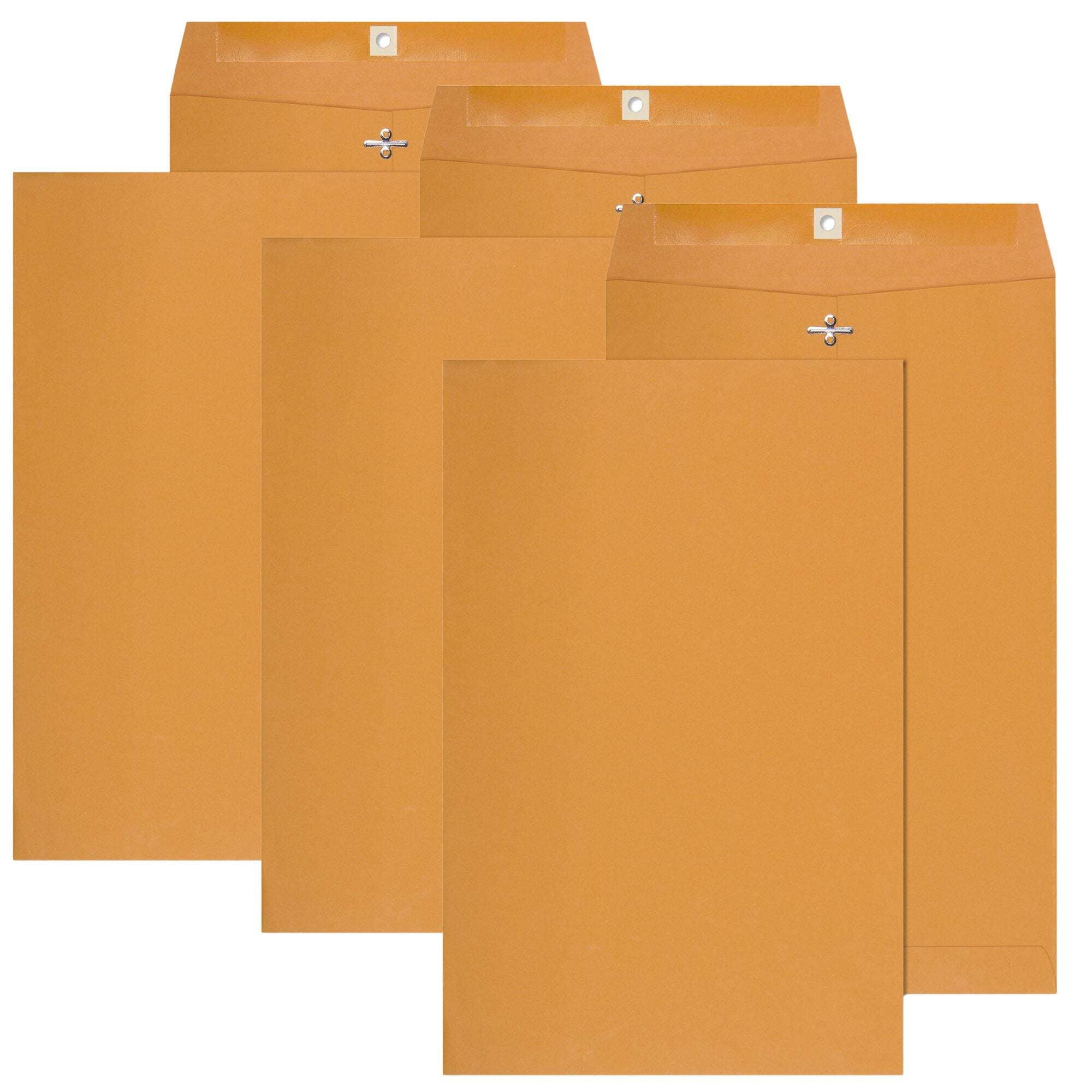 Walmart Heavyweight Kraft Clasp Envelopes, 6