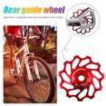 thumbnail image 3 of Polea de cambio trasero de bicicleta Polea de cambio trasero para bicicleta rodamiento de cerámica rueda Jockey de aluminio JShteea El nuevo, 3 of 6