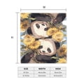 thumbnail image 4 of Easygdp Clear Sky Cute Sunflower Panda Mailbox Covers Garden Outdoor Yard Outside Farmhouse Home Decor 21x18 in& 25.5x21 in-, 4 of 8