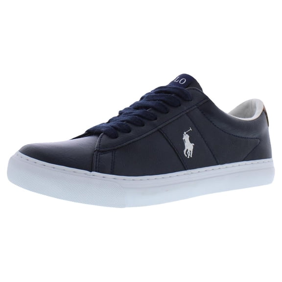 Polo Ralph Lauren Sayer GS Boys Shoes Size 3.5, Color: Navy/Paper White