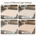 thumbnail image 7 of ODIKA Pink Cheetah Print Featuring Striped Frame Motif Zebra Tiger for Dining Room, Under Table, Home Office, Non-Slip Chair-Friendly, 7 of 7
