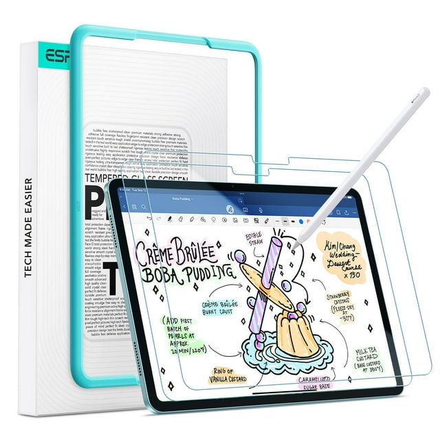 Paquete de 2 protectores de pantalla ESR Paper-Feel para iPad Air 13 M3/M2