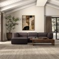 thumbnail image 5 of Moe's Home Collection Form Corner Chair Espersso Brown Leather, 5 of 7
