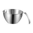 thumbnail image 3 of Stainless Steel Mixing Bowl Salad Bowls Long Handle Space Saving Metal Bowl Egg Whisking Bowl for Food Storage Dessert Baking Snacks 10cm, 3 of 8
