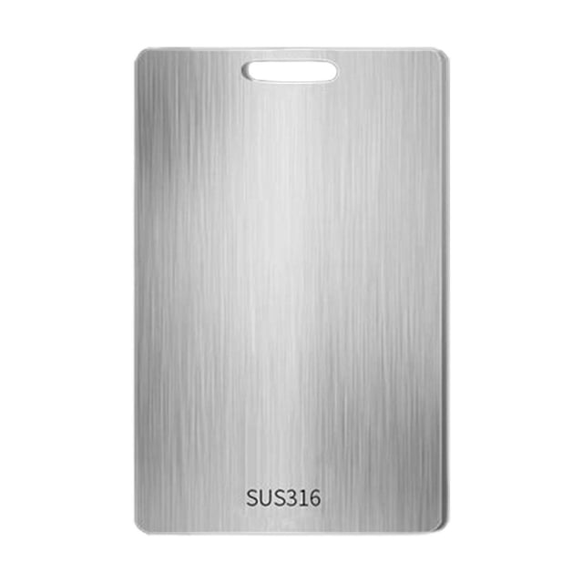 Qocolhg Cutting Board Double Sided,Large Size,304 Stainless Steel Cutting Board for Kitchen Meat,Food-Grade,Stainless Steel and Wheat Straw PP,Easy to Clean,Dishwasher Safe,non toxic Chopping Board