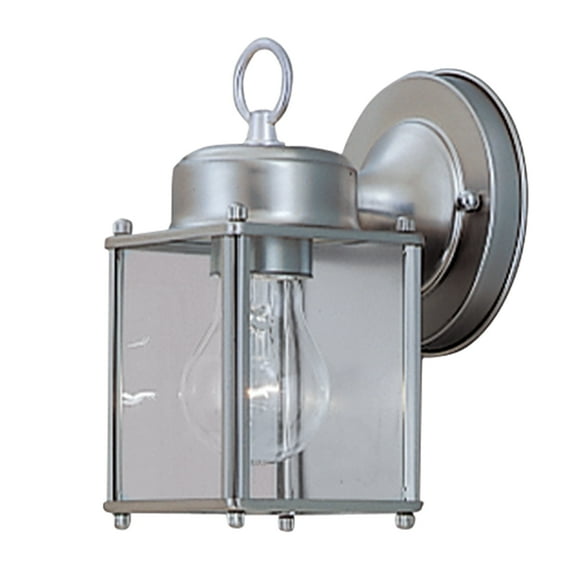 Designers Fountain 1161-PW Porch Outdoor Wall Lantern Sconce, 8in H, Pewter