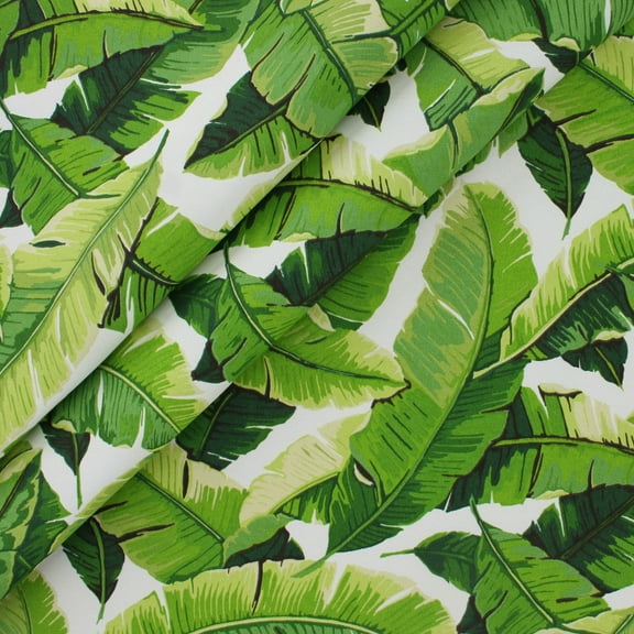 Berkshire Home 100% Polyester 54" Indoor/Outdoor Bali Palm Fabric, by the Yard