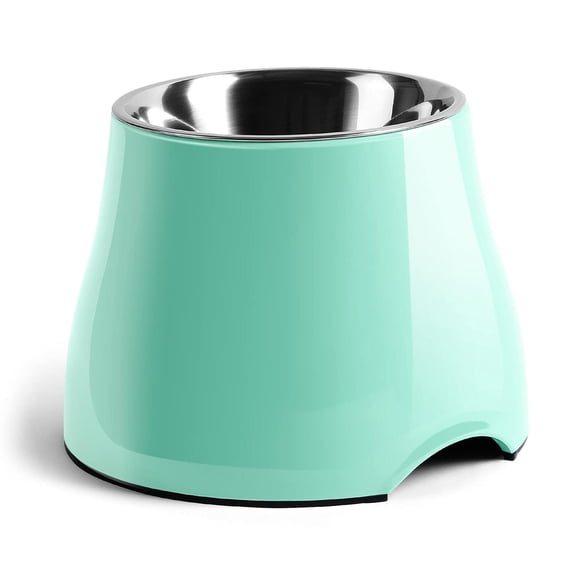 Cuencos Elevados para Perros Yoken Coloridos con Tazón de Acero Inoxidable, Alta Capacidad y Super A