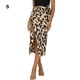 thumbnail image 2 of Qarigey Vintage con estampado de leopardo para mujer, para fiestas, bodas y bares, faldas de mujer, lápiz, faldas largas, a cuadros Prendas para la parte inferior del cuerpo marrón,1 s, 2 of 6