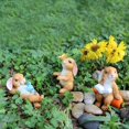 thumbnail image 5 of Figuras de paisaje en miniatura de decoración, conjunto de estatua de Animal de conejo, adorno de jardín de cuento de hadas, planta en maceta, decoración de micropaisaje, 5 uds., 5 of 5