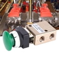 thumbnail image 4 of Mechanical Valve, Aluminum Alloy Material High Strength  Sealing Push Button Mechanical Valve 2 Position  For Industry, 4 of 8