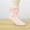 Pink, variant on Ovbmpzd 3 Pairs Little Girl Socks Ruffle Ankle Yellow Cotton Dance Princess Dress Lace Socks Socks for Kids M