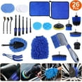 thumbnail image 2 of 26PCS Car Wash Cleaning Kit Detailing Drill Brush Interior Exterior Engine Wheel, 2 of 8