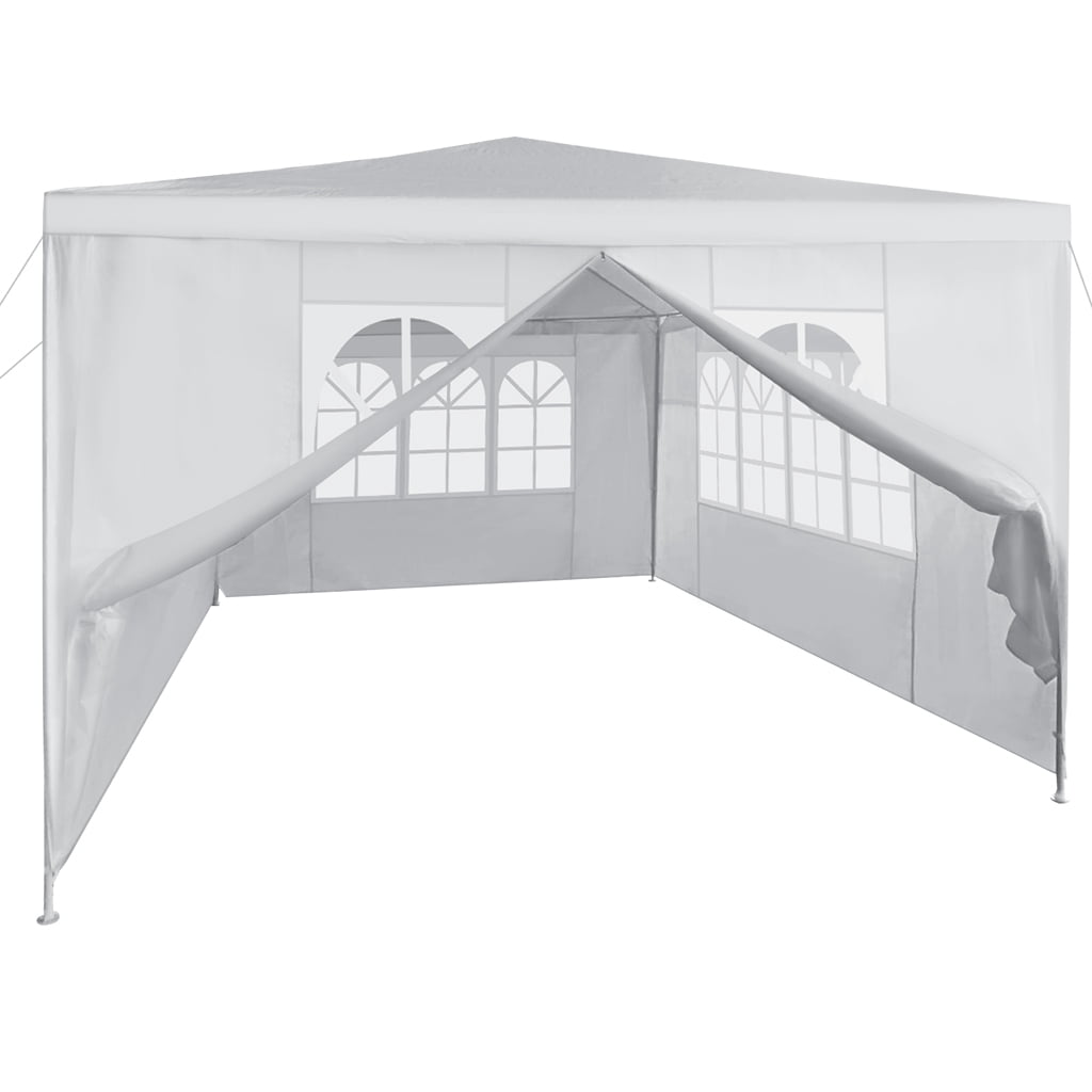 Outdoor Party Tent, LANGRIA 13.1×9.8 Wedding Party Event Tent with Canopy and 4 Removable Sidewalls and 4 Windows for Outdoor Events Catering Carport