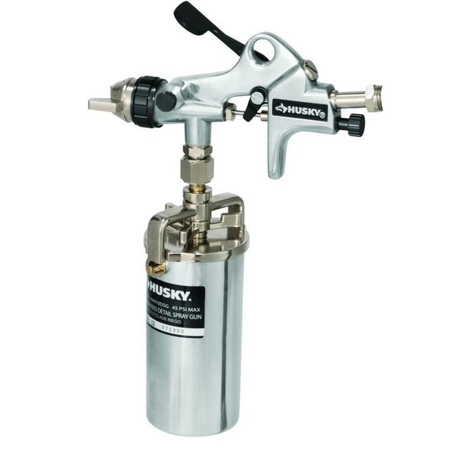 Husky Siphon Feed Detail Spray Gun Paint Air Sprayer Toll General