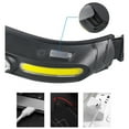 thumbnail image 4 of Mosiee Lampe Frontale à DEL Super Lumineuse Torche Frontale Cob Phare Usb Rechargeable Étanche, 4 of 9