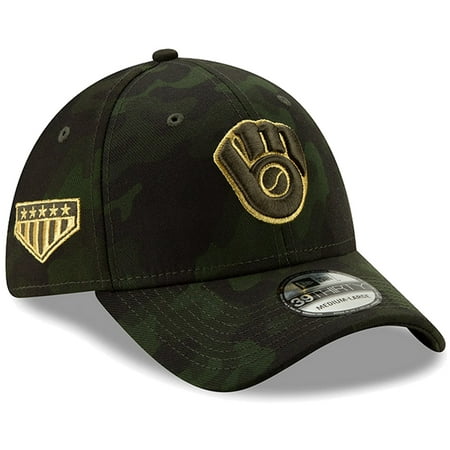 Milwaukee Brewers New Era 2019 MLB Armed Forces Day 39THIRTY Flex Hat -