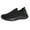 Dark Gray, variant on XIMIN Womens Slip On Increase Height Shoes Tennis Knitting Platform Orthopedic Sneakers Lightweight Comfortable Walking Casual Footwear for Gym Travel Nurse Work Shoes