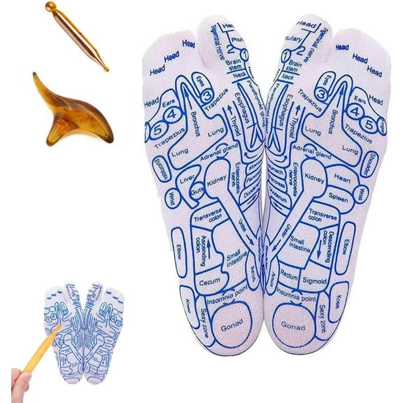 Ease Relief Socks, Easerelief Socks, Reflexology Socks with Tools, Acupressure Pressure Point Foot Massage for Women Men