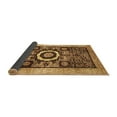 thumbnail image 2 of Ahgly Company Indoor Square Abstract Brown Modern Area Rugs, 4' Square, 2 of 4