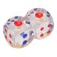 thumbnail image 1 of Juego de dados de 6 caras, 12 Uds., dados grandes de plástico de Mahjoong con este, oeste, sur, norte, blanco, 1 of 14