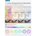 thumbnail image 2 of Ventilador de Techo LEDIARY 20" Luz RGB Regulable 6 Velocidades con Control Remoto, 2 of 9