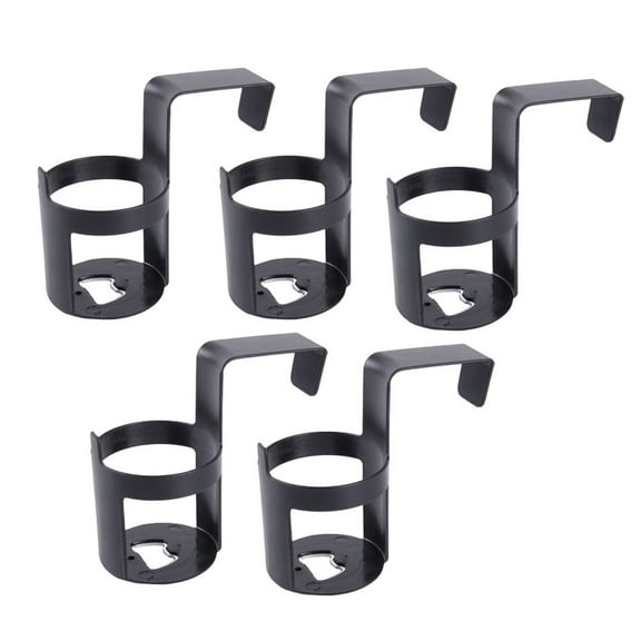 5pcs Car Interior Hanging Rack Drinks Holder Plastic Universal Beverage Cup Holder Drink Bottle Rack
