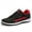Black, variant on LASUDRAA Mens Sneakers Comfortable Anti-Slip Casual Walking Shoes
