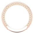 thumbnail image 5 of 1.44 ct Brilliant Round Cut Natural Morganite 14k Rose Gold Eternity Band SZ 5.5, 5 of 6