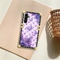 thumbnail image 7 of FKBRCL4U Compatible with Samsung Galaxy A15 Case, Purple Butterfly Flowers Leaf Luxury Golden Decoration for Girl Women Soft TPU Shockproof Protective Hard PC Back, 7 of 7
